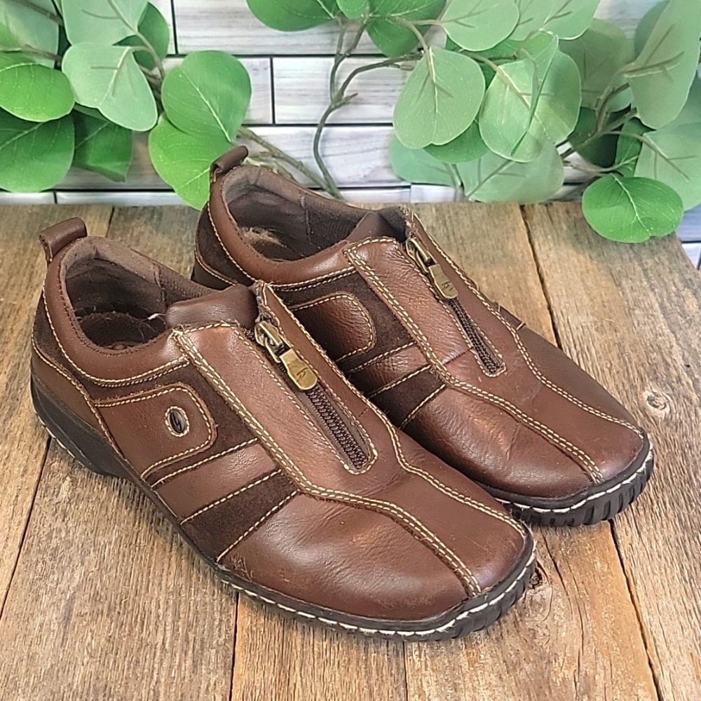 Dr Scholls comfort shoe with zip vamp Size 6.5